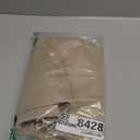 JIUZHEN Taupe Valances for Windows Rod Pocket Room Darkening Small Window Curtains for Kitchen/Bathroom, 52" W x 18" L, 1 Panel