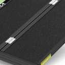 3FT Portable Wheelchair Ramp with Quick-Lock, Black Seamless Non-Slip Aluminum Folding Handicap Ramp,Threshold Ramp for Doorways, Wheel Chair Ramp for Home Steps, Loading Dock Plates (3FT((Using height 3-9'')