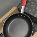 Tramontina Professional 10-Inch Non Stick Frying Pan, Heavy-Gauge Aluminum Skillet with Reinforced Nonstick Coating, Red Handle, Dishwasher and Oven Safe