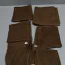 BOOMIBOO 6-Pack Kitchen Dish Cloths, 100% Cotton Waffle Weave, Ultra Soft Absorbent, Quick Drying Dish Towels, 12x12 Inches, Dark Brown