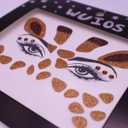 Christmas Reindeer Antlers Headband, Fluffy Tail, Face Stickers Cosplay Animal Dress Up