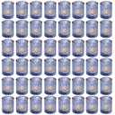 Maxdot 48 Pack Pink Glass Votive Candle Holders 2.1 x 2.6 Inch Valentine Tea Light Candleholder Bulk Xmas Glass Tealight Candlestick Holders for Table Centerpiece Home Wedding Valentine Party Decor