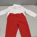 YOUNGER TREE Toddler Boy Clothes Suit Gentleman Wedding Outfits Baby Formal Dress 4-Piece Set Size 18-24 Months