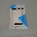 NITITOP Compatible with iPhone 11 Case with Card Holder Clear Cute Bow Ribbon for Women Girls Colorful Frame Soft TPU Wallet Shockproof Protective Cover - Light Pink