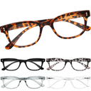 CCVOO Reading Glasses for Women/Men, Eyeglasses, Blue Light Readers for Women/Men, Computer Eye Glasses, Cheaters, Color: *C1 Mix, +4.0