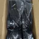 BAGAIL Kids Velvet Hangers 13.75 Inches Children's Clothes Hangers Non-Slip Baby Hangers for Infant/Toddler (Black,50pack)