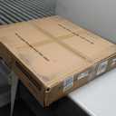 Veken 63 x 28 Inch Electric Standing Desk, Sit to Stand Up, Work Home Office Computer Table for Study, Walking Pad, Writing, and Games, Wooden Desktop Desks, Brown