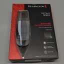 Remington Vacuum Haircut Kit, Vacuum Beard Trimmer, Hair Clippers for Men with Removable Hair Chamber and Dual Motor Power (18 pieces)