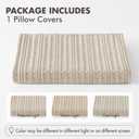 Woaboy 100% Cotton Waffle Weave Body Pillowcase, 1 Pack 20x54 Decorative Body Pillow Cover for Bed Couch Sofa, Neutral Soft Long Cushion Sham Modern Farmhouse Home Decor, Oatmeal