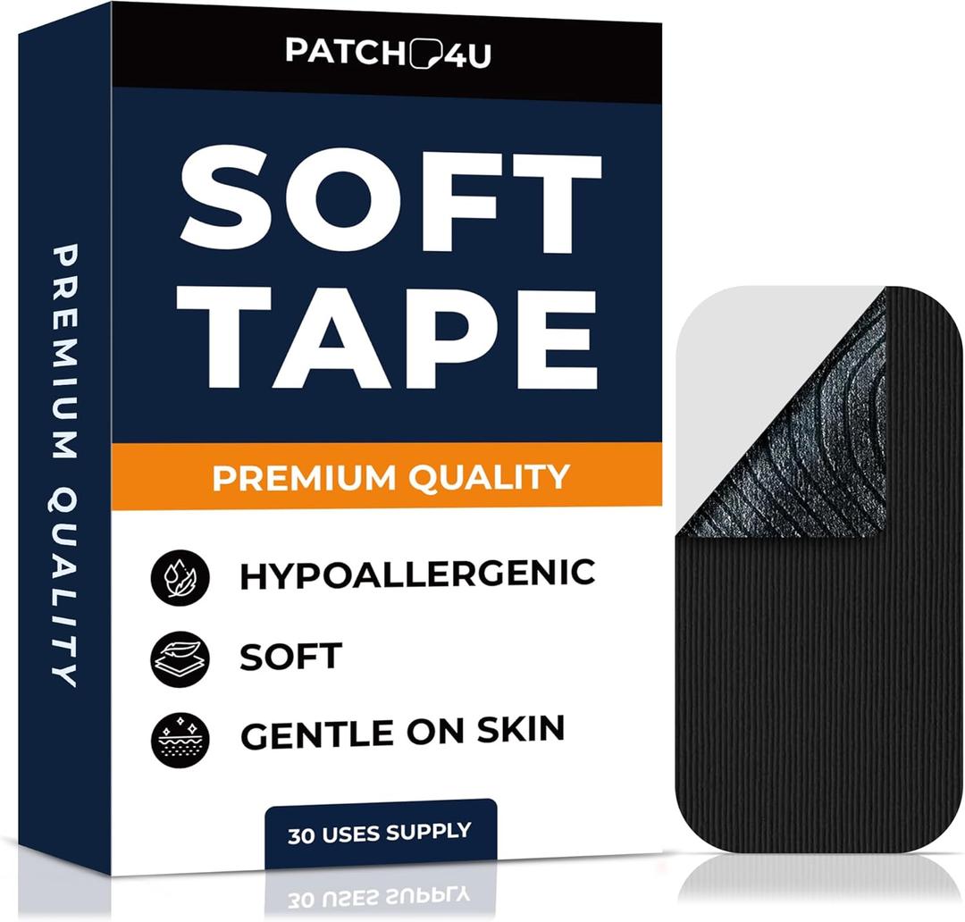 Soft Tape (30 Pack) - Pain Free Removal, Hypoallergenic, Latex Free & Gentle On Skin - Packaging May Vary - Skin Friendly Adhesive Cotton Tape