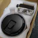 Windproof Door Stopper Indoor Heavy Duty Floor Door Stop Keep Door Open Mechanical No Drilling Door Stopper with Screws and Adhesive Pads, 1 Pack, Matt Black