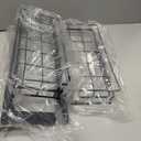 Under Sink Organizer Upgrade To Professional Rails,2-Tier Dual Pull Out Cabinet Storage,Height Adjustable Slide Out Drawers For Bathroom Kitchen,2 Pack-14.5"Dx12.8"-16.9"H,Black