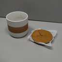 Spice Jars with Lid, Coffee Container Kitchen Food Storage Jars for Spice Sugar Tea Bag, Stackable Decorative Jars for Countertop, White & 37 fl.oz