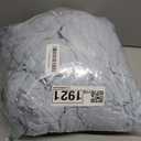 Amazon Basics Duvet Cover Set Jacquard Geometric Microfiber 3-Piece, with 1 Duvet Cover and 2 Pillow Shams, Comforter Not Included, King, Blue Striped