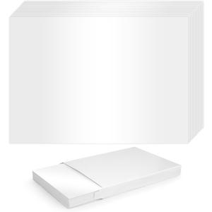 5X7 Metallic White Shimmer Card Stock Printer Paper 100 lb 50 Pack Blank Pearlescent Index Cards Flat 300 gsm for Invitations, Postcard,Photo Paper,Card Making