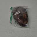 Short Golden Brown Shaggy Wig Men Austin Costume Hair with Black Glasses and Fake Teeth Halloween Wigs