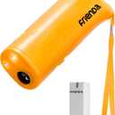 Frienda LED Ultrasonic Dog Trainer Device 3 in 1 Stop Barking Stop Bark Handheld Dog Training Device (Yellow)