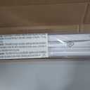 LazBlinds No Tools No Drill 1" Vinyl Mini Blinds, Cordless Blinds for Windows, Light Filtering Horizontal Window Blinds & Shades, 37" W x 72" H, White