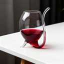 Vampire Shape Wine Glasses 10oz Straw Red Wine Glass 300ml