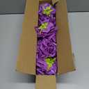 Fake Flower Heads for Craft, Purple Rose Heads Artificial Flowers, 29 Pcs Silk Rose for Wedding Decoration Party Home Decor,DIY Crafts