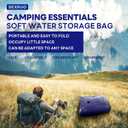 560 L/150 Gallon Water Bladder Tank, Blue Portable RV Water Tank, Large Capacity Water Storage Bladder for Camping, Garden, Emergency, Outdoor Sports