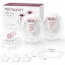 Momcozy Wearable Milk Collection Cups with Storage Bags (5 oz), Direct-to-Bag Breast Milk Bag Combo, Breast Pump Parts for Momcozy V1 Pro/ V1/ V2 Pump & Most Electric Breast Pumps, 2 Pack