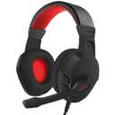 NUBWO U3 Gaming Headset with Mic for PC, PS4, PS5, Xbox 1, Mac, Switch, Wired Over-Ear Gaming Headphones with Mic Clear Call, Lightweight & in-Line Control-Red