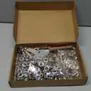 Grommet Tool Kit, Handheld Hole Punch Pliers, Grommet Press Pliers Eyelet Hole Punch Pliers Set with 3/8 Inch (10mm) Diameter 500 pcs Grommets Eyelets for Fabric Paper Banner Maker