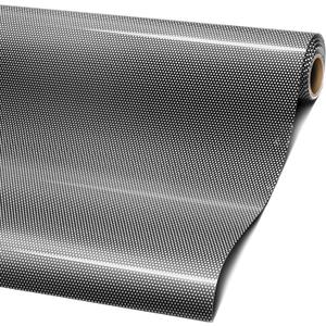 VViViD One-Way Perforated Black Vinyl Privacy Window Film Adhesive Glass Wrap Roll (50ft x 54 inches)