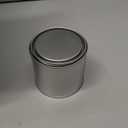 Vesici 16 Pack Empty Metal Paint Cans with Lids 0.84 Pint Paint Can Empty Unlined Can Small Multipurpose Metal Pail Buckets Storage Containers for Crafts DIY Project Adhesives(Silver)