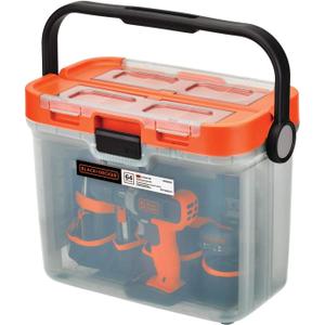 BLACK+DECKER 20V MAX Drill with Home Tool Kit, 64-Piece (BCKSB62C1)