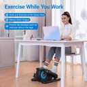 MERACH Under Desk Elliptical Machine, Elliptical Leg Exerciser As Seen On TV for Seniors Adults Fully Assembled, Elliptical Exercise Machine Portable Electric Pedal with Remote Control&12 Auto Mode