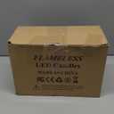 Vinkor Flameless Candles Battery Operated Candles Real Wax Pillar LED Candles with 10-Key Remote and Cycling 24 Hours Timer (Ivory 4" 5" 6" 7" 8" 9")