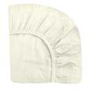 Crib Sheets for Boys Girl, Fitted Baby Toddler Bed Sheets 28" x 52", Neutral Muslin Cotton Crib Mattress Bedding Soft and Breathable Comfort (Cream)