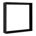 FOLKOR Floater Frame for 32x32 Canvas Paintings, 1.5" Deep DIY Metal Floating Frame for Oil Paintings Landscape Portrait Abstract Wall Art Home Office Show Exhibition Gallery Prints Decor (Black)