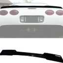 Rear Trunk Lid Spoiler Compatible with Chevy Corvette C5 1997 1998 1999 2000 2001 2002 2003 2004, ZR1 Extended Style Rear Wing (Glossy Black)