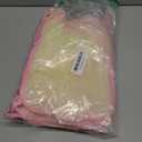 Tatuo 10 Count Popup Closed Exfoliating Wash Cloths for Body and Face Facial Bath Scrub Soft Weave Loofah Towel Exfoliate Bath Towel Remove Dead Skin Wash Cloth for Women Man (Pink Edge)