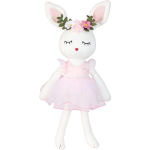 Ballerina Doll Easter Stuffed Animal Bunny Plush Animal Doll, Plush Rabbit Toy Bunnys Stuffed Animals for Girls Easter Animals on Party Birthday Christmas