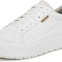 Dr.Scholl's Shoes Women's Time Off, 7, White Smooth