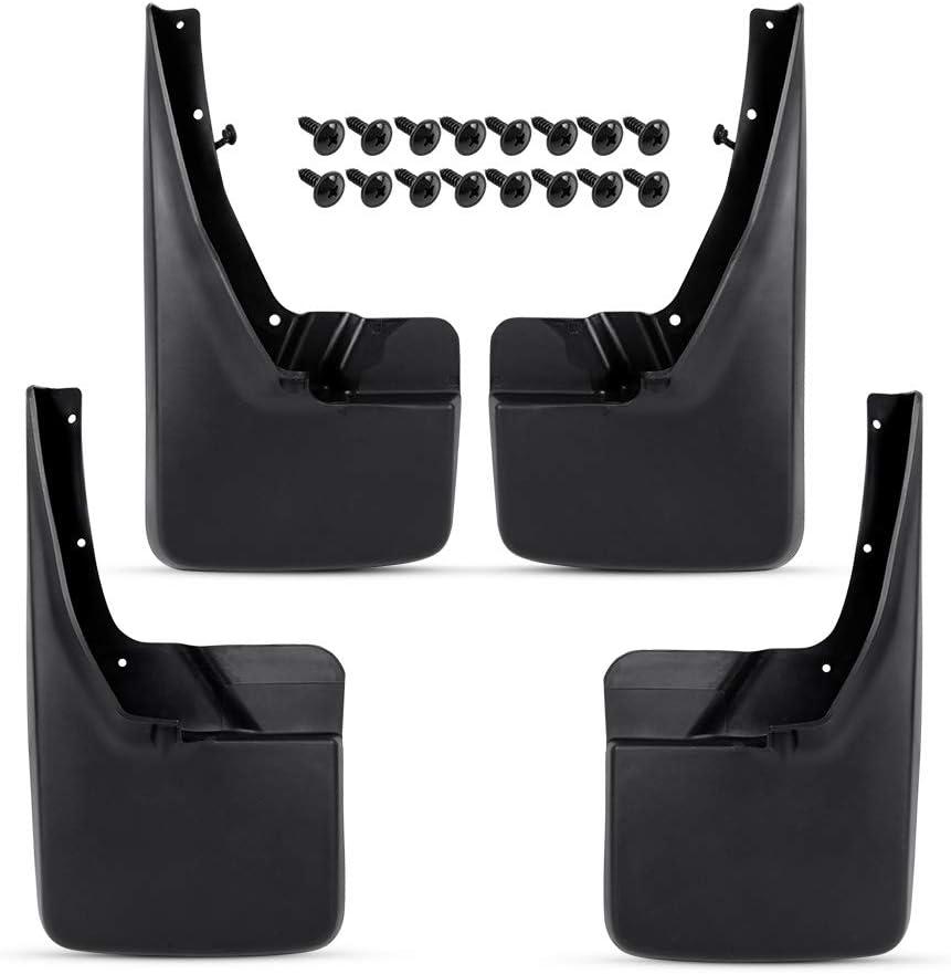 4Pcs Set Splash Mud Splash Guards Flap Compatible for Dodge Ram 1500 2500 3500 2009-2018 10 11 12 13 14 15 16 17