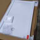 DreamLine SlimLine 32 in. D x 60 in. W x 2 3/4 in. H Left Drain Single Threshold Shower Base in White, DLT-1132601