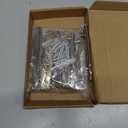 10 Pcs Vintage Bridge Cabinet Drawer Pulls 3" Hole Center Antique Drawer Pulls Bronze Peony Solid Cast Vintage Cabinet Handles with 20 Screws for Kitchen Cabinets Cupboard Closet