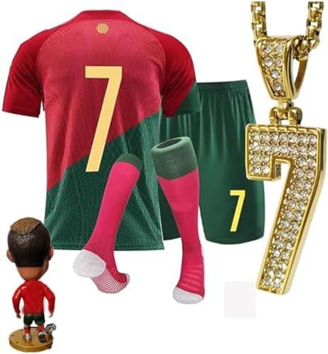 Soccer Jersey Kids,Soccer Jerseys for Boys,Kids Youth Jersey Shirt Socks Soccer Shirt G_ift Kit Set 20