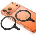 ESR for MagSafe Sticker, MagSafe Ring, 2 Pack Metal Ring for Phone case, Universal Wireless Charger Conversion Kit for iPhone 17/16/16e/15/14/13/12/11, Samsung Galaxy, Google Pixel 10, Black