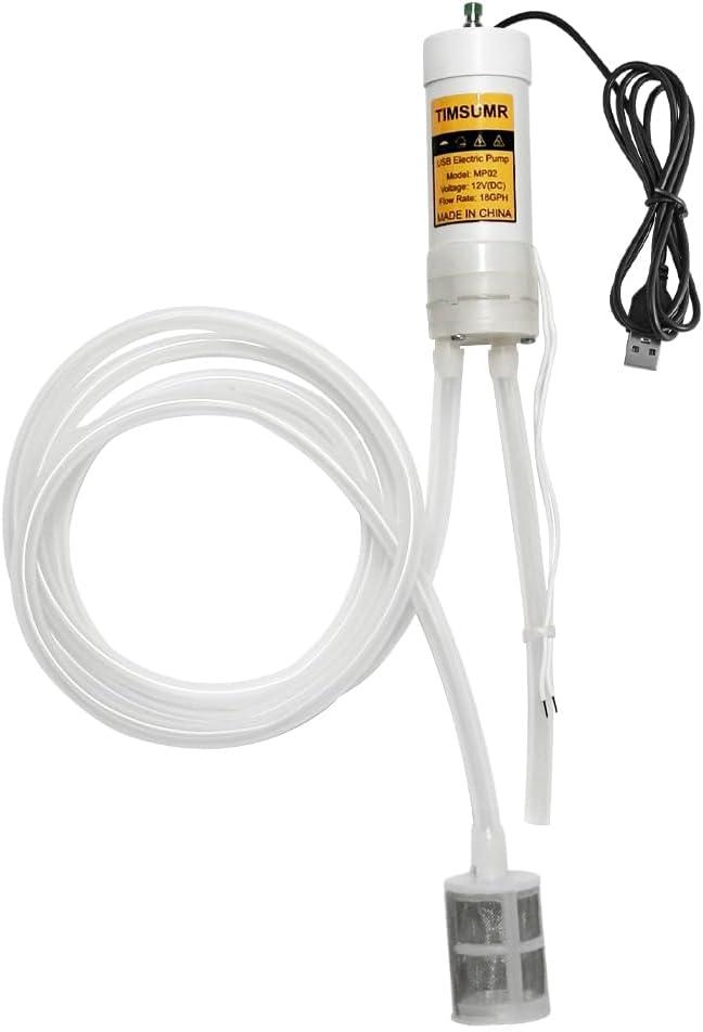 Food Grade USB Self Priming Electric Wine Pump,Auto-Stop with Level Sensor