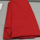 LA Linen Polyester Poplin Washable Rectangular Tablecloth, Stain and Wrinkle Resistant Table Cover 90x132, Fabric Table Cloth for Dinning, Kitchen, Party, Holiday 90 by 132-Inch, Red
