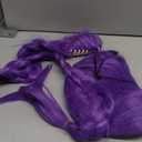 SFYANGXI Long Purple Cosplay Wig with Braid Ponytails - Halloween Cosplay Wigs for Adult Women & Costume Party (1PCS)