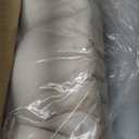 Floor Pillow Large Square Tufted Decorative Cushion 20" x 20" Faux Velvet Fabric Ultra Thick Fill for Kids and Adults, 1 Pack, Ivory