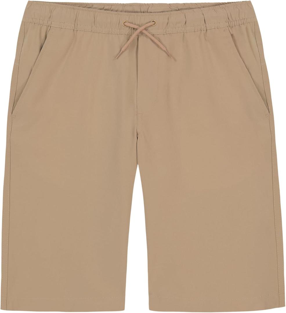 Nautica Boys' Performance Short (2T, Lowell Khaki)