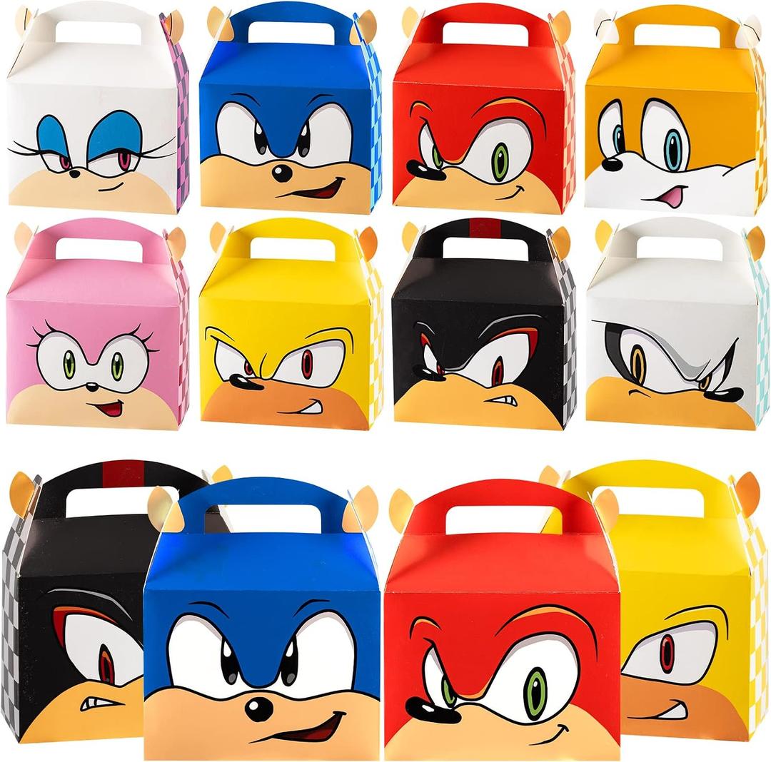 Birthday Party Supplies,24Pcs Gift Boxes,Game Party favors,Best for Fill Up the Birthday Gift Bags8 Style